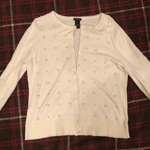 Anne Taylor pearl sweater